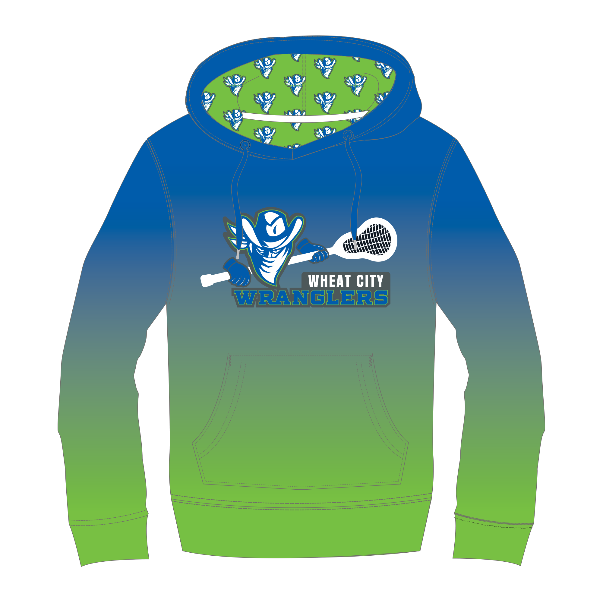 Wheat City Sublimated Hoodie