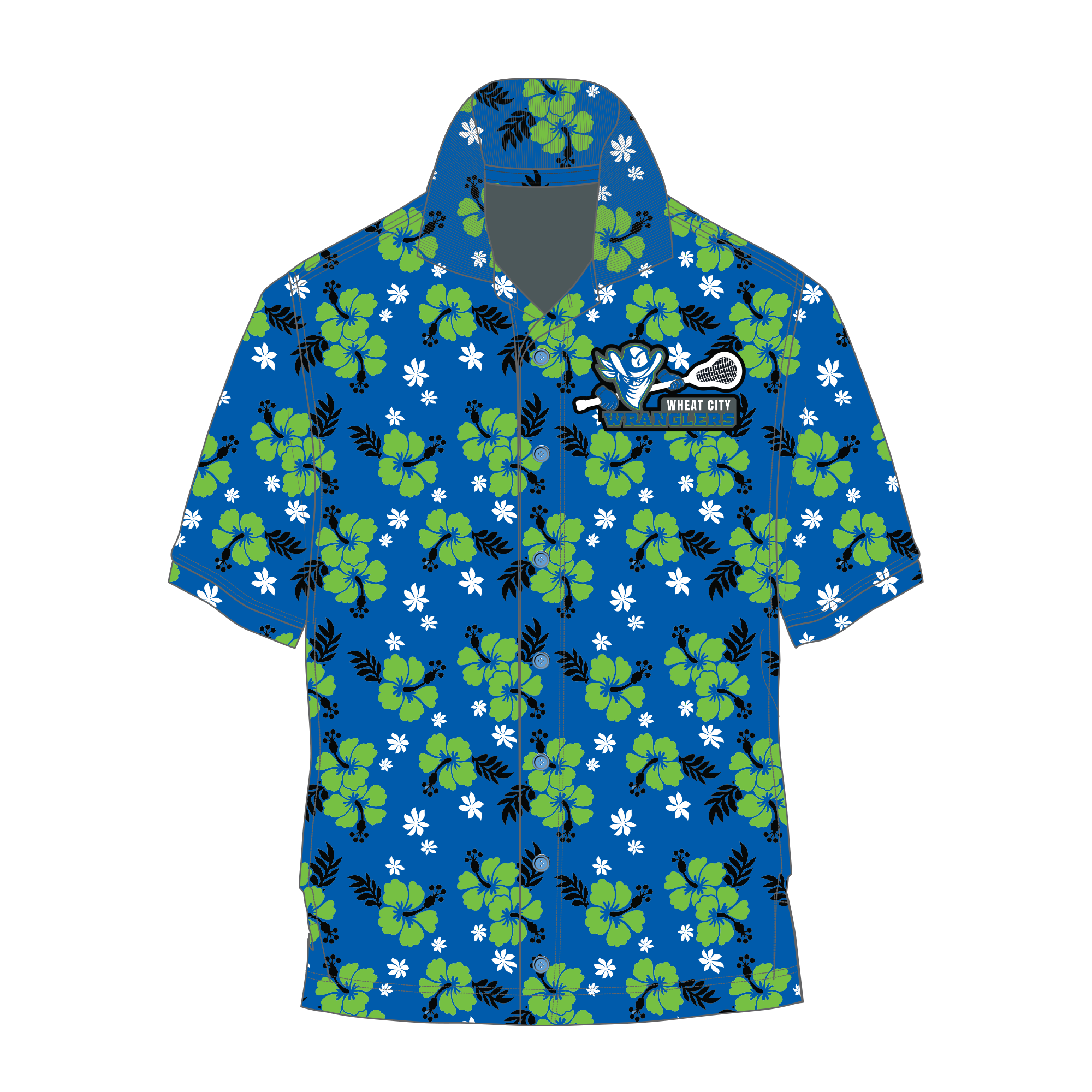 Wheat City Hawaiian Shirt (sublimated)