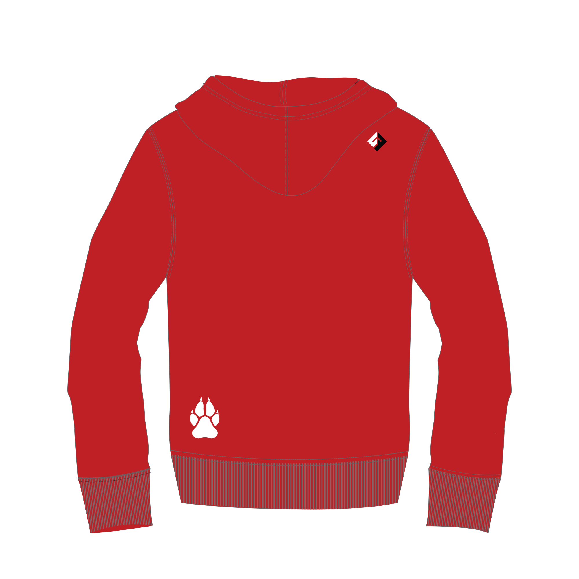 Wolfpack - UcFit French Terry Hoodie.