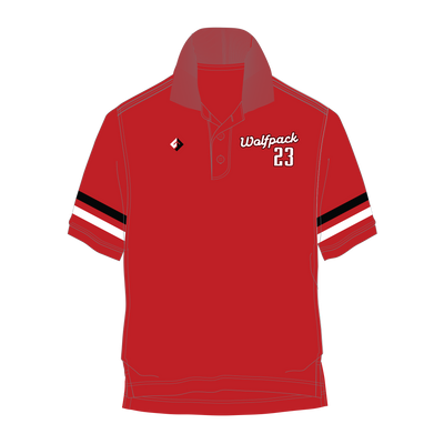 Wolfpack  Performance Polo - Players (red)