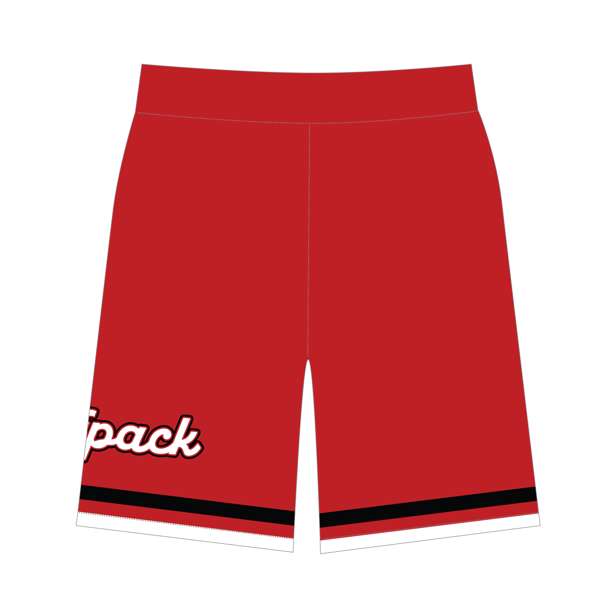 Wolfpack Lacrosse Shorts - 7.5" Inseam
