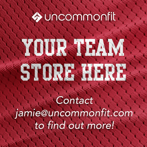 Team apparel store. Lacrosse, Hockey, basketball, baseball