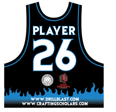 Carolina Crossbones - Pinnies