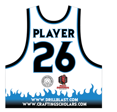Carolina Crossbones - Pinnies