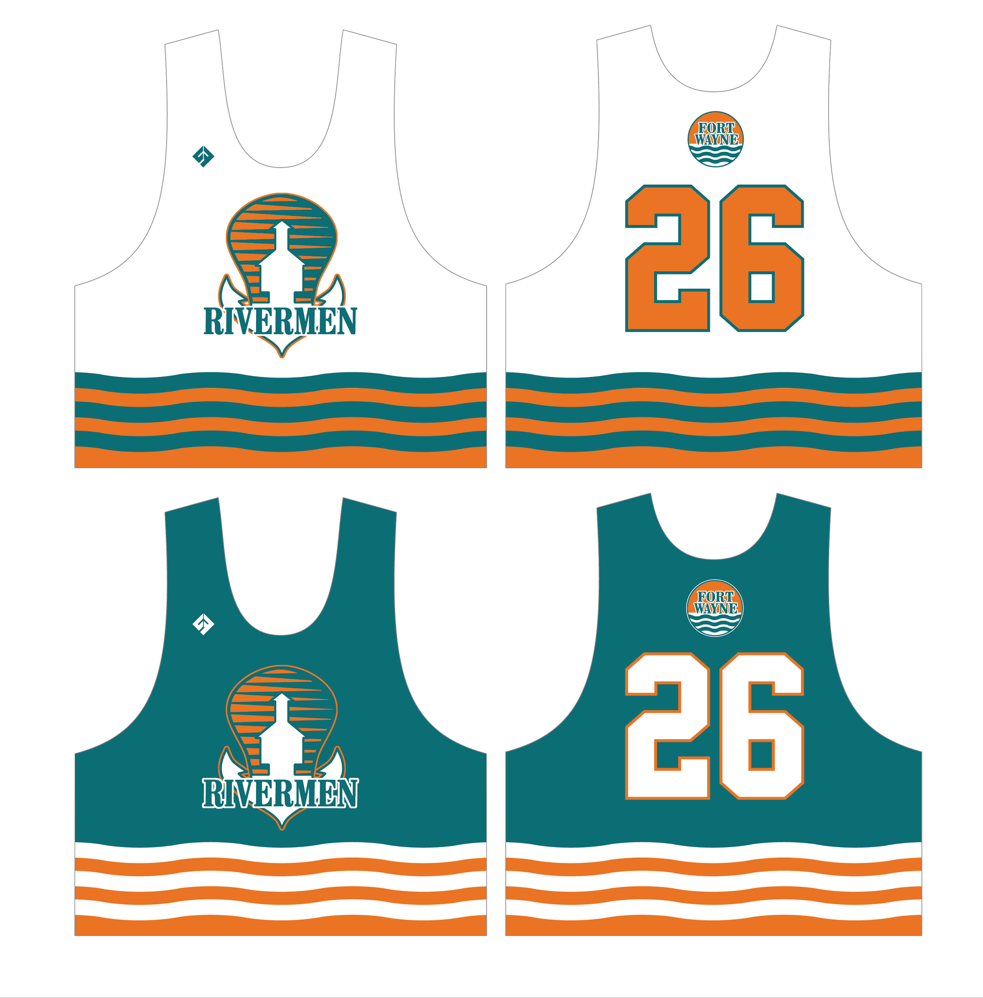 Fort Wayne Rivermen - Pinnies