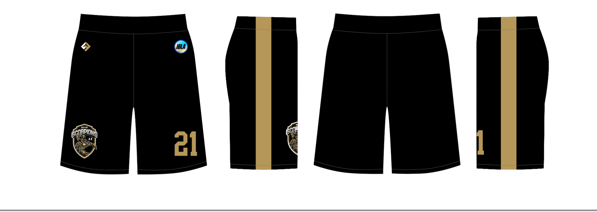 Scorpions Lacrosse Shorts