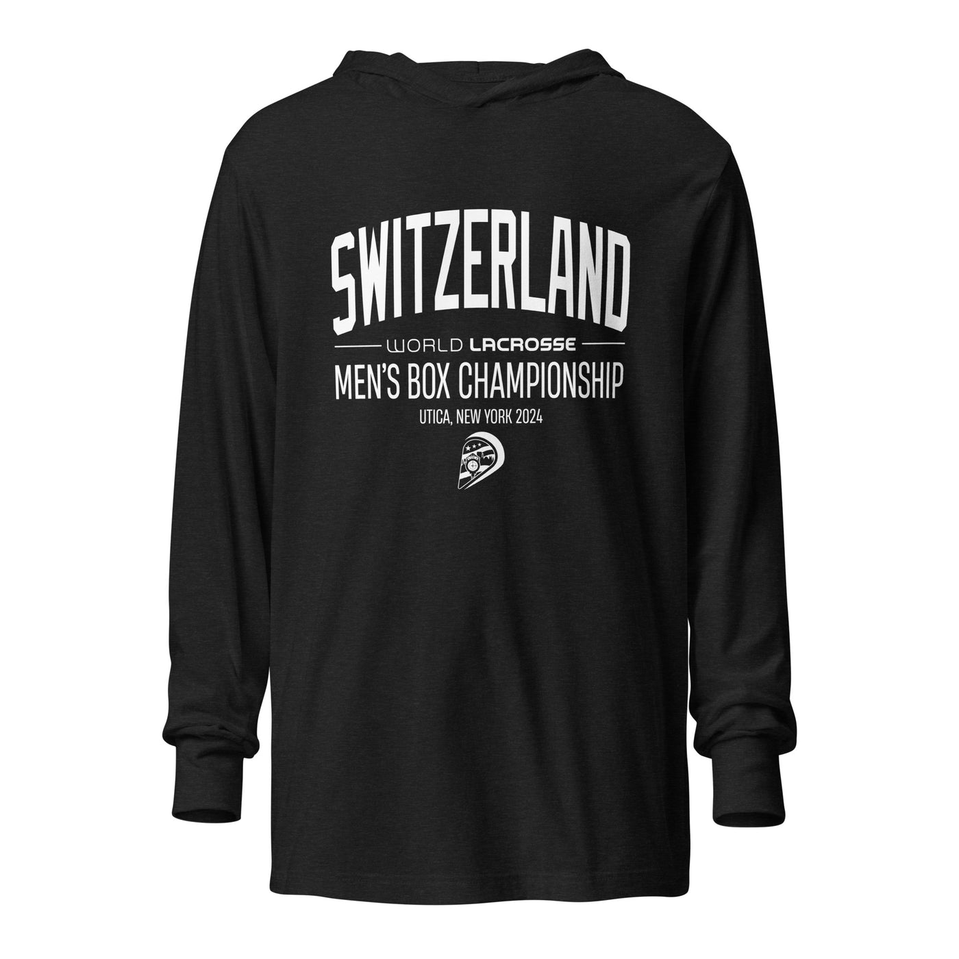 Utica - Switzerland men's - Hooded long-sleeve tee