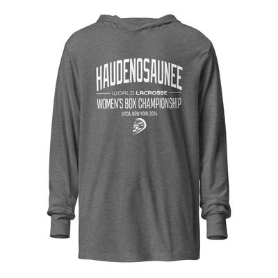 Utica - Haudenosaunee women's -Hooded long-sleeve tee