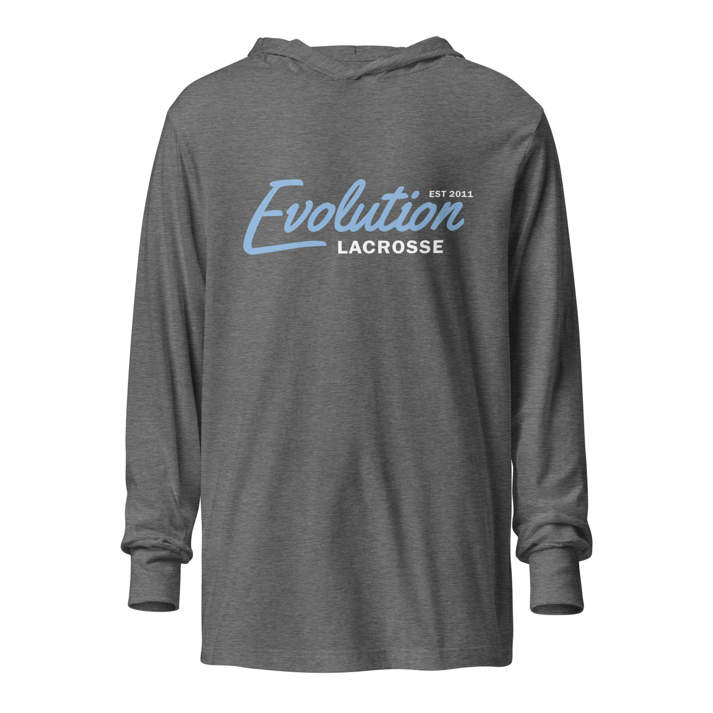 Evo Script Hooded long-sleeve tee