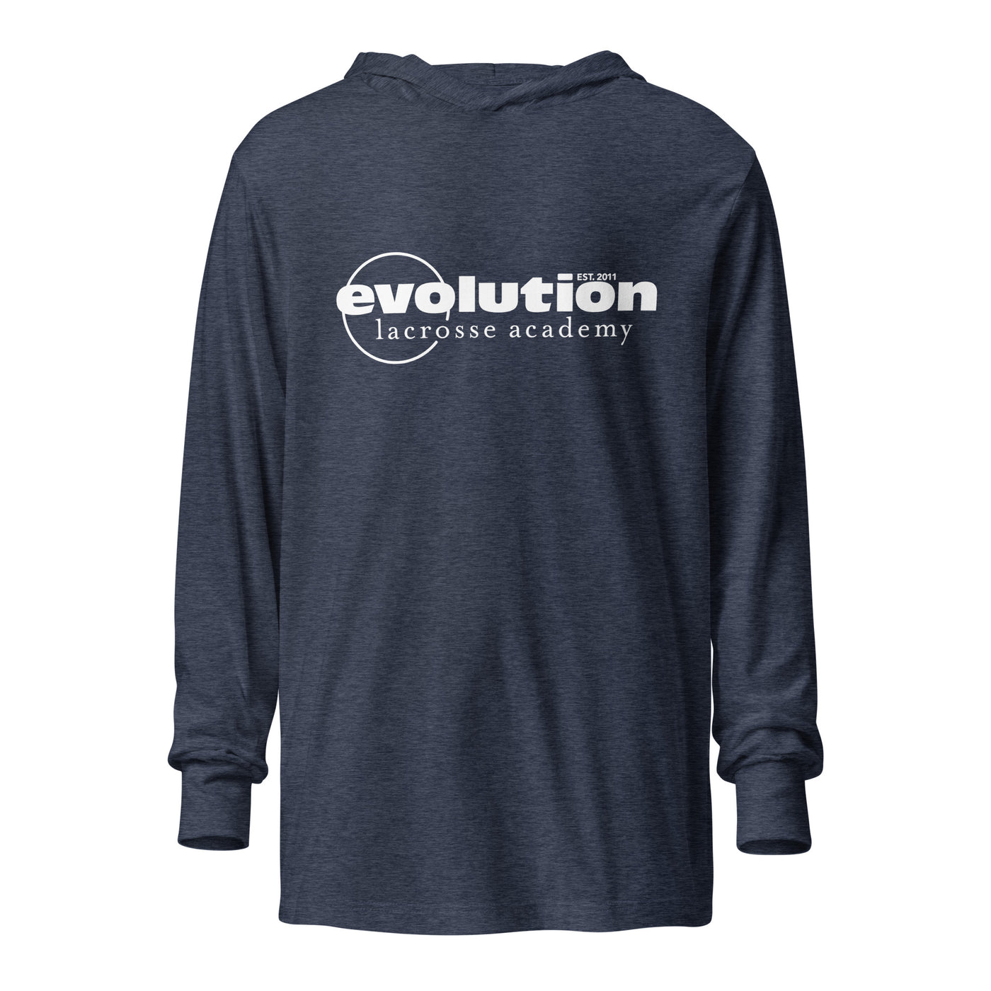 Evo lax circle Hooded long-sleeve tee