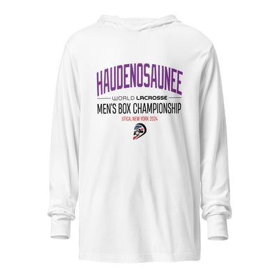 Utica - Haudenosaunee Men's -Hooded long-sleeve tee