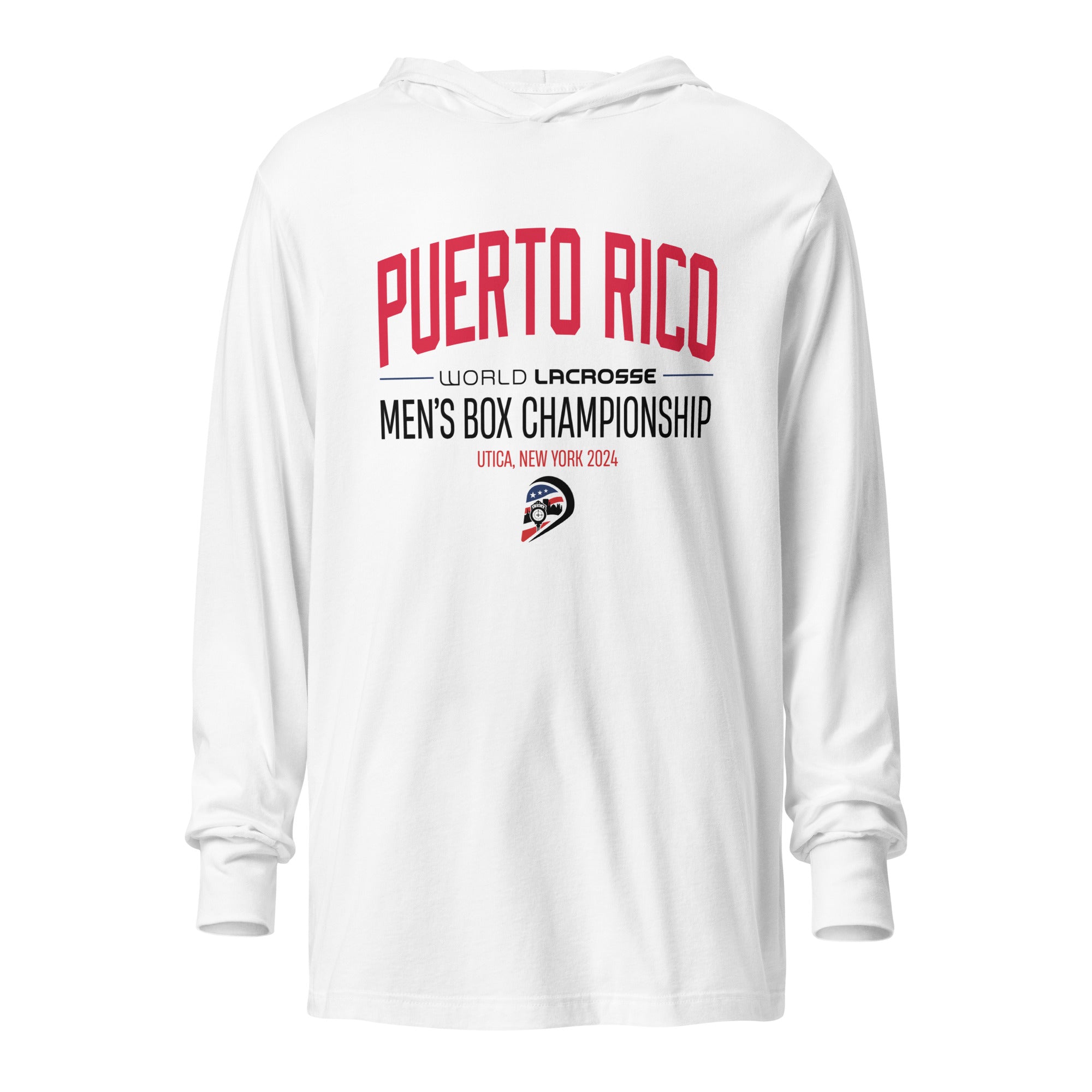 Utica - Puerto Rico men;s - Hooded long-sleeve tee