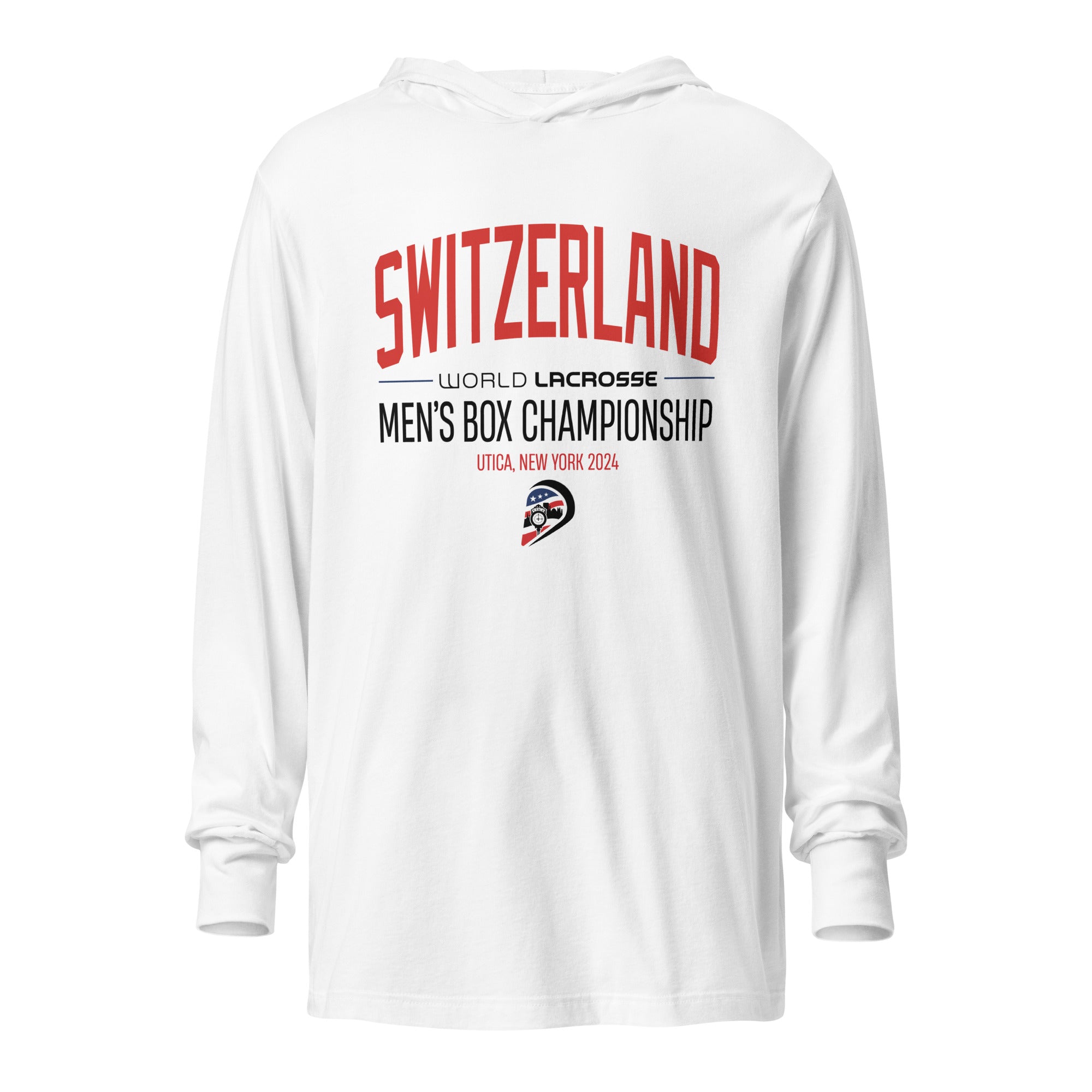 Utica - Switzerland men's - Hooded long-sleeve tee