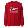 Utica - Belgium Script - Long Sleeve Tee