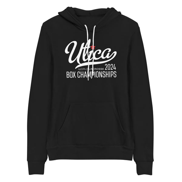 Uncommon Fit Utica Script - Hoodie | box lacrosse uniforms | Uncommon Fit