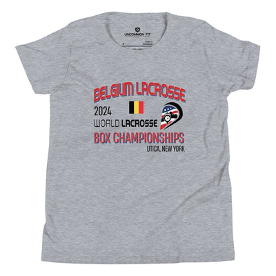 Utica - Belgium Lacrosse - Youth T-Shirt