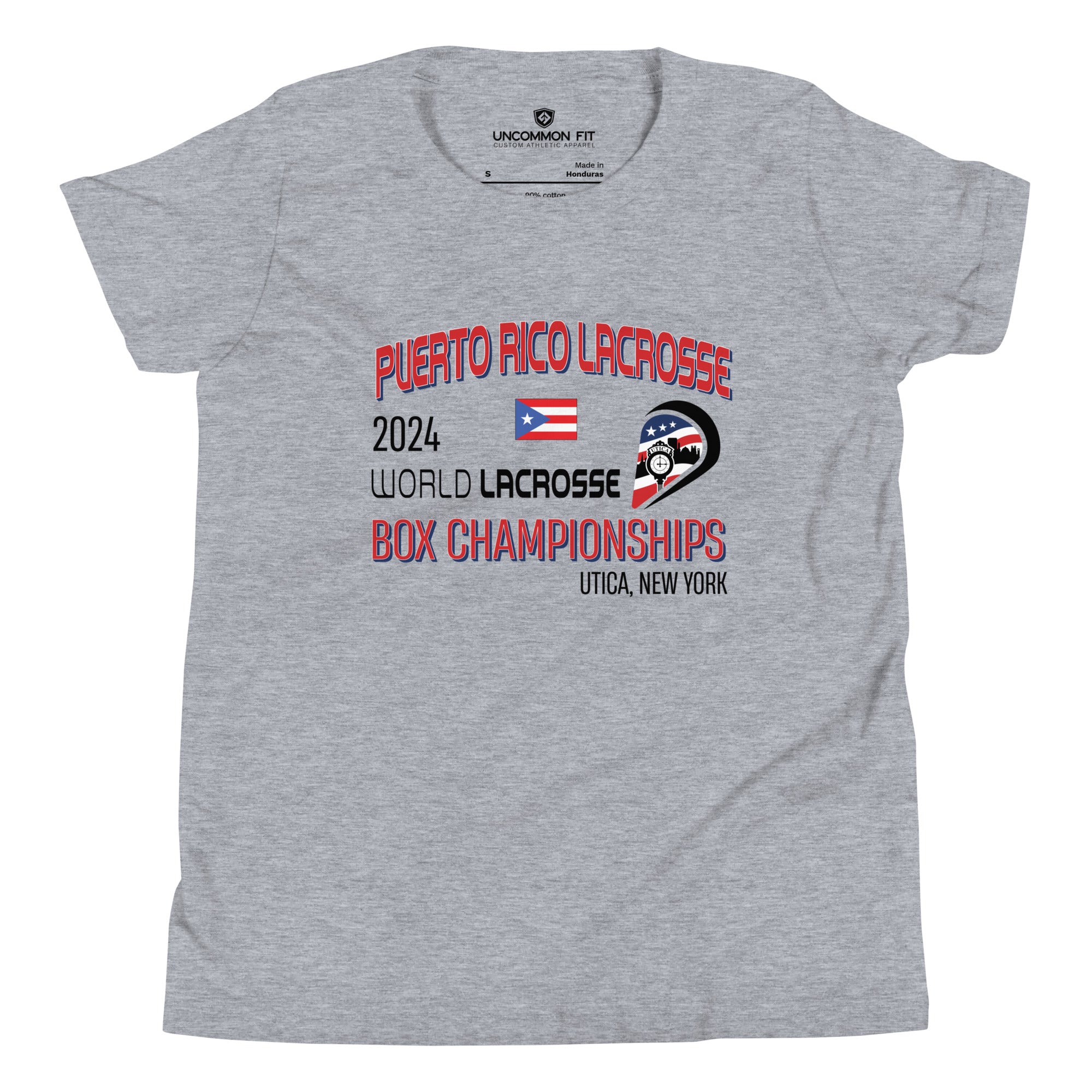 Utica - Puerto Rico Lacrosse - Youth T-Shirt