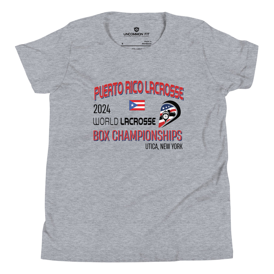 Utica - Puerto Rico Lacrosse - Youth T-Shirt