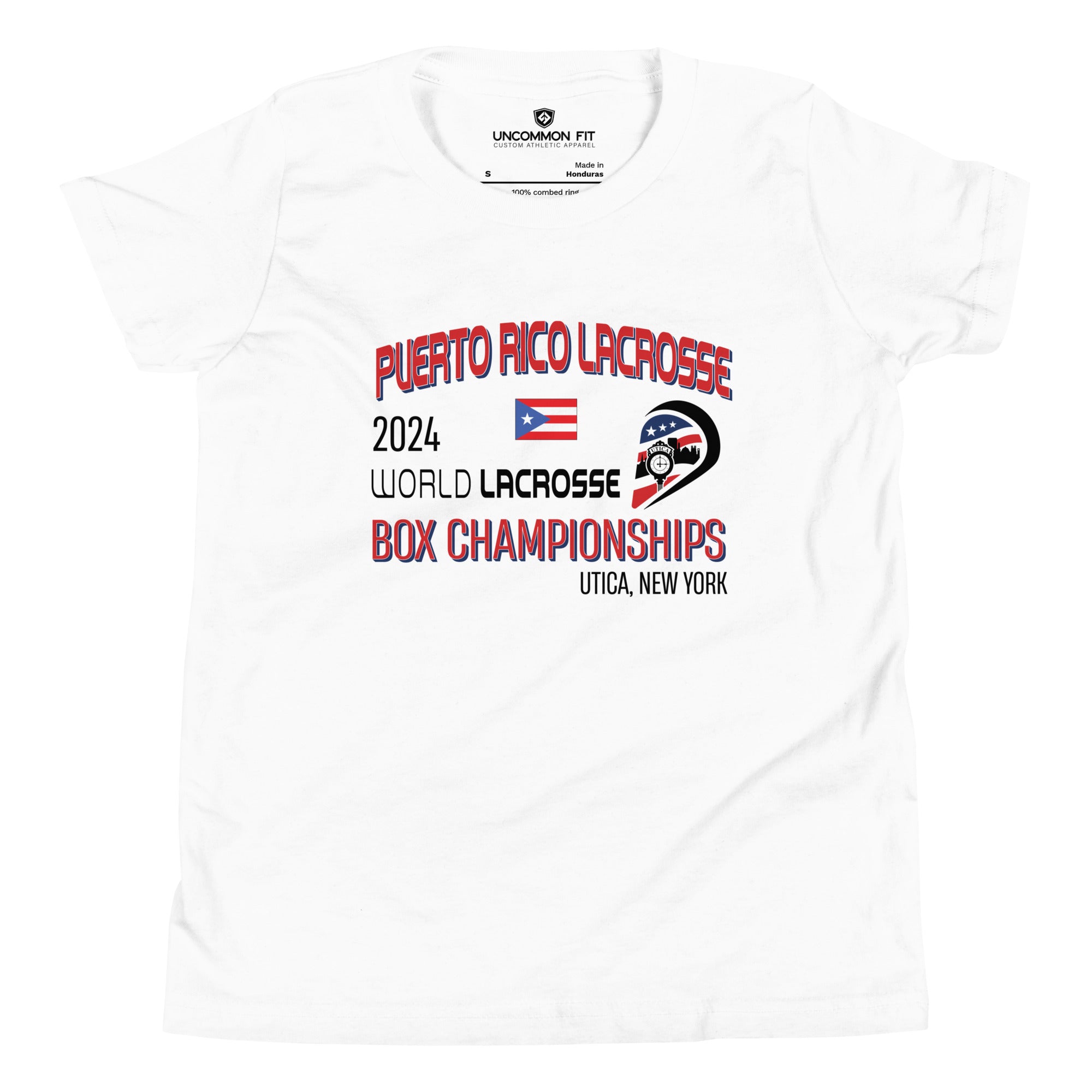 Utica - Puerto Rico Lacrosse - Youth T-Shirt