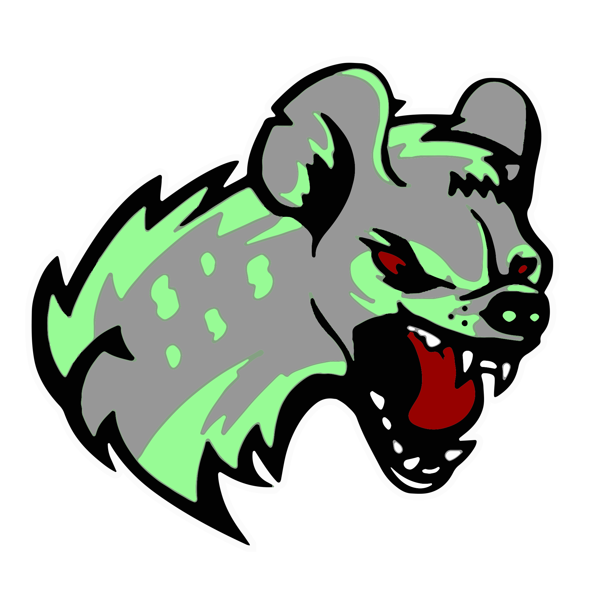 Albany Hyenas  Car Decal