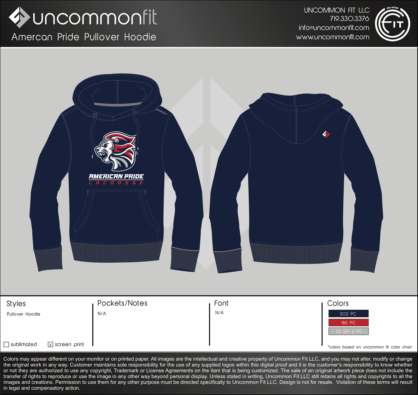 American Pride Pullover Hoodie