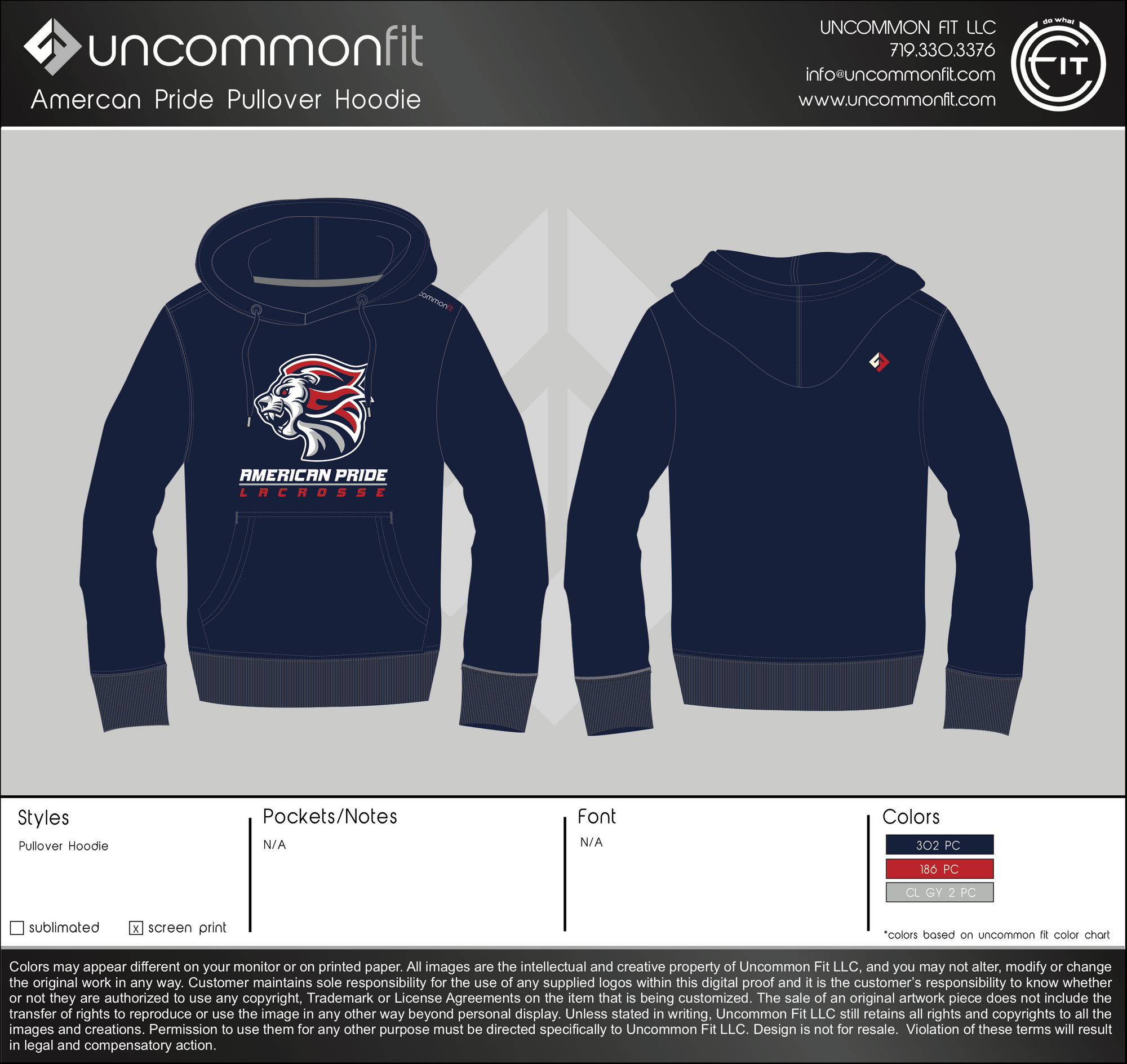 American Pride Pullover Hoodie