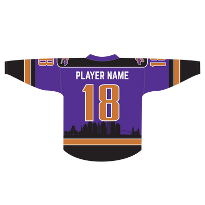 Rochester Bats Lacrosse Jersey - Purple