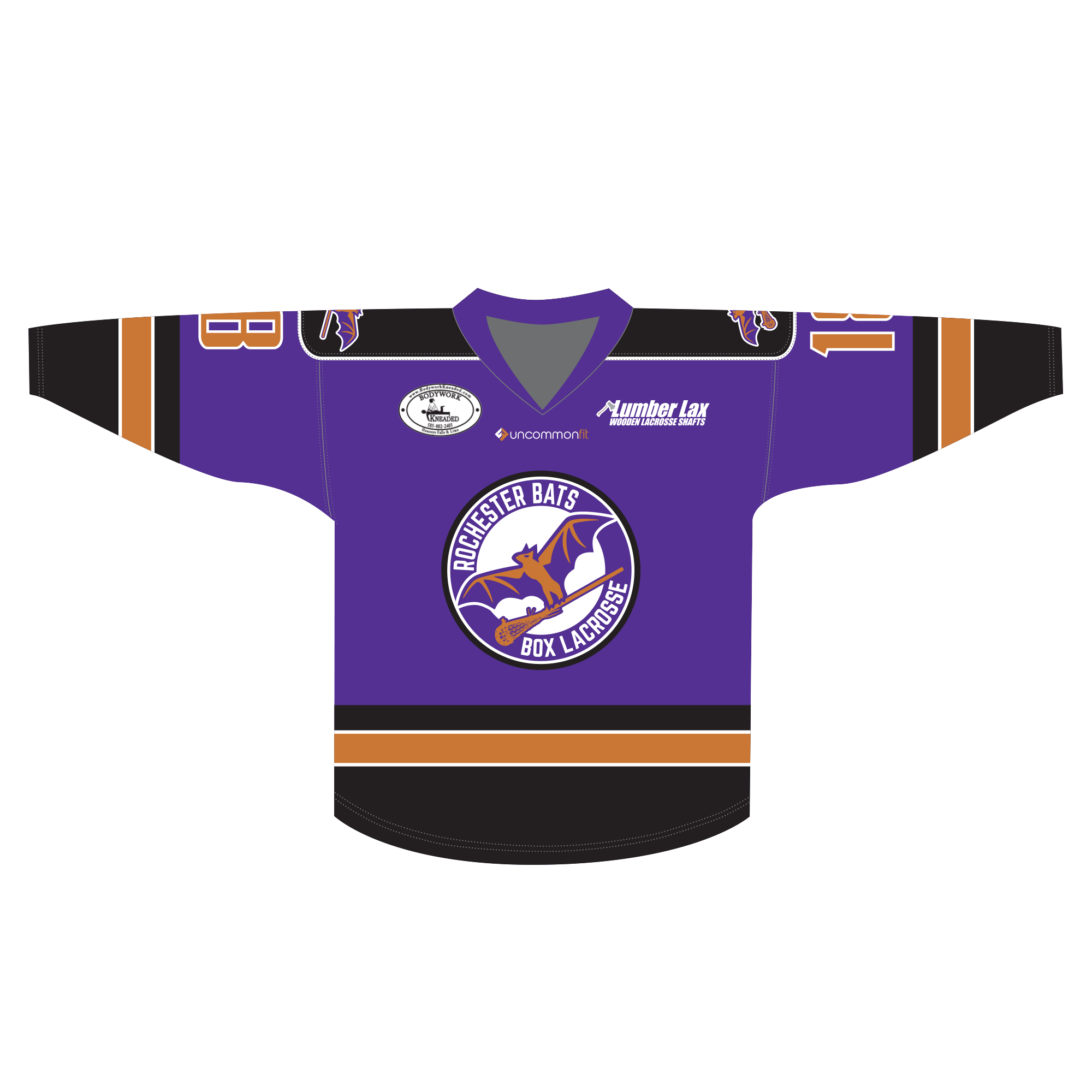 Rochester Bats Lacrosse Jersey - Purple