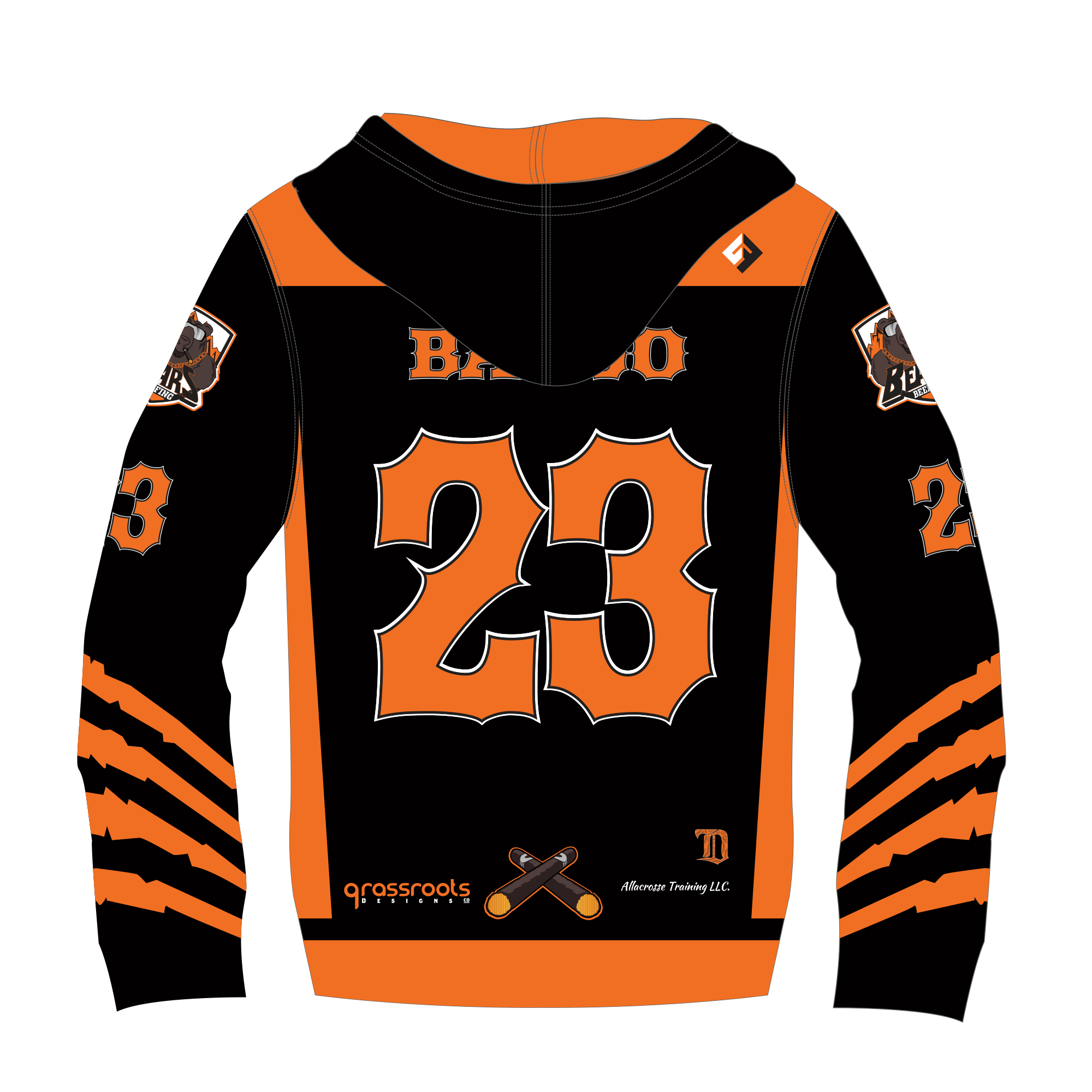 Beefing Bears Sublimated Hoodie