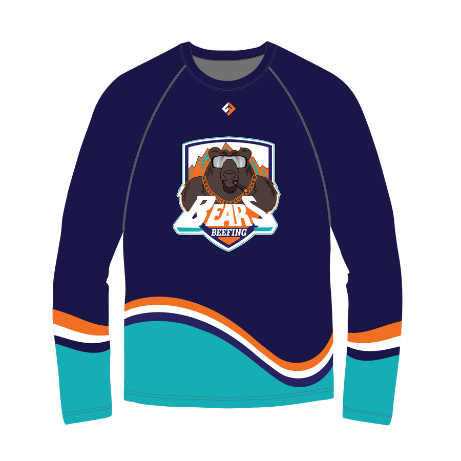 Beefing Bears Long Sleeve Performance Shirt