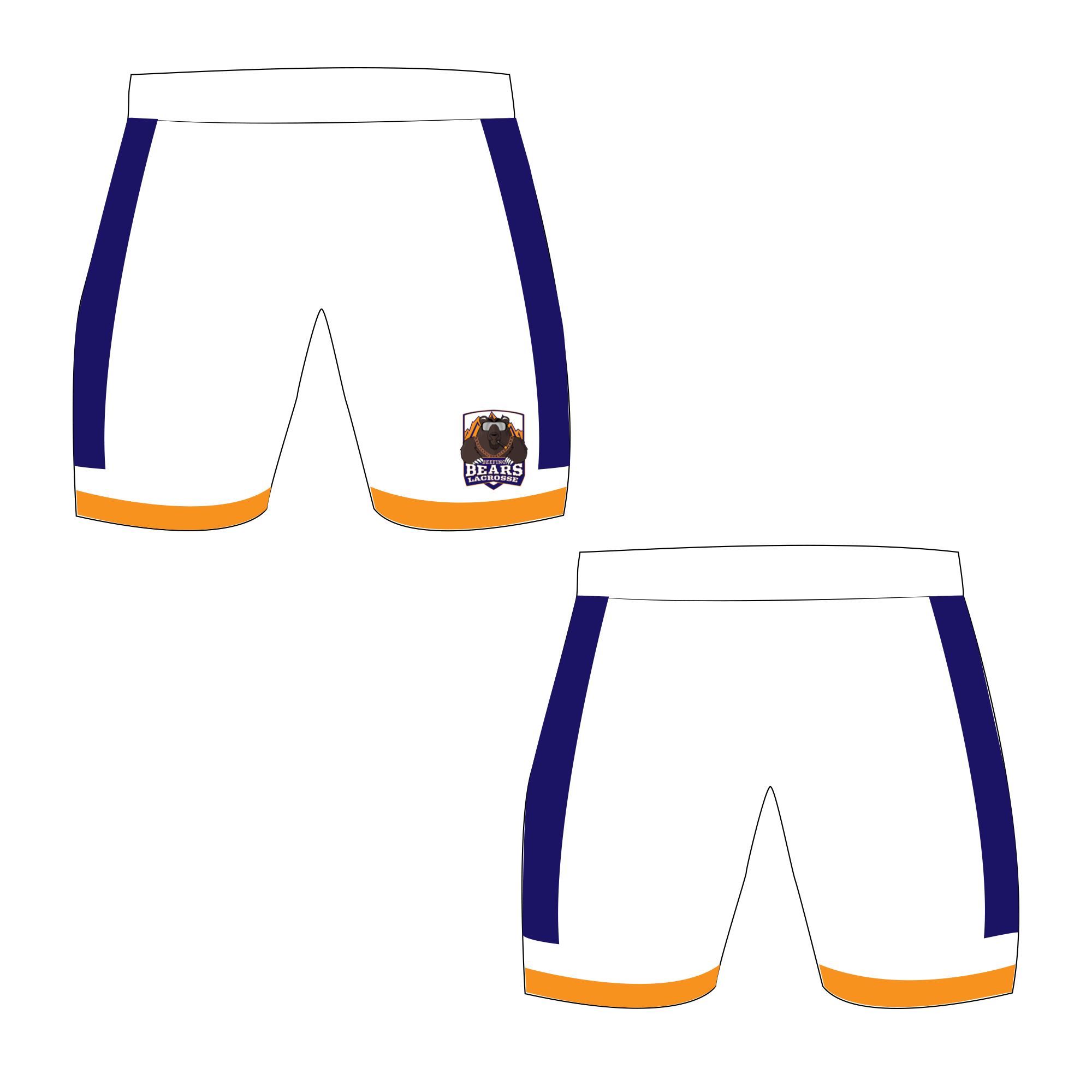 Beefing Bears Lacrosse Shorts