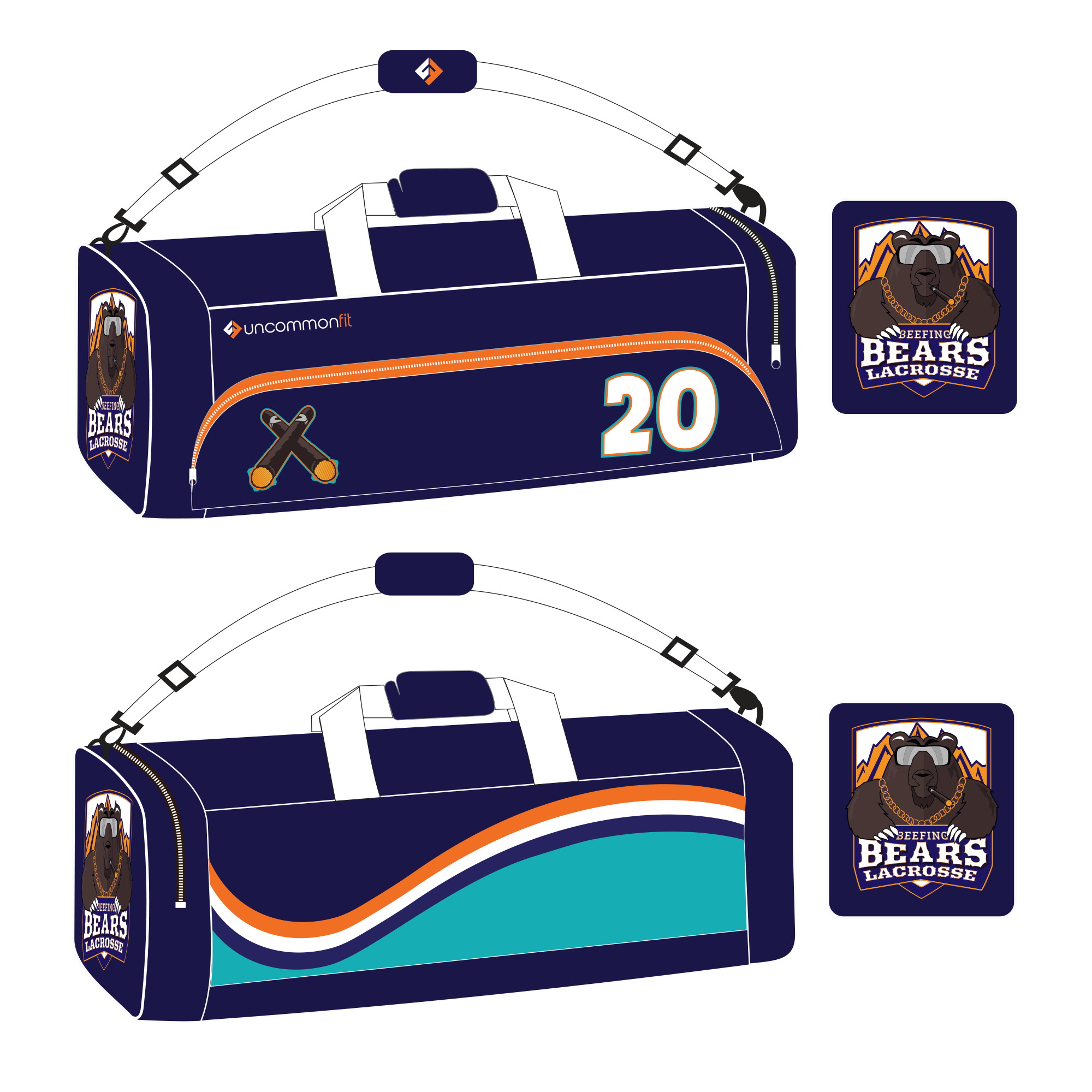 Beefing Beers 'Traveler' Equipment Bag (holds 2 Sticks)