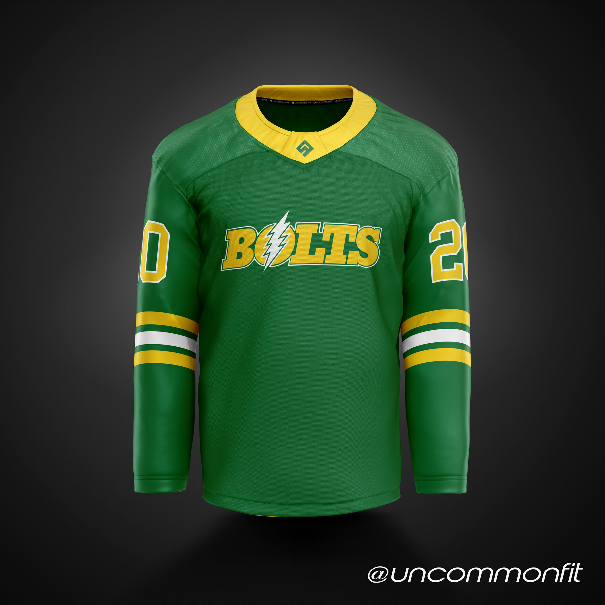 NLL Boston Bolts 1975 Green Jerseys