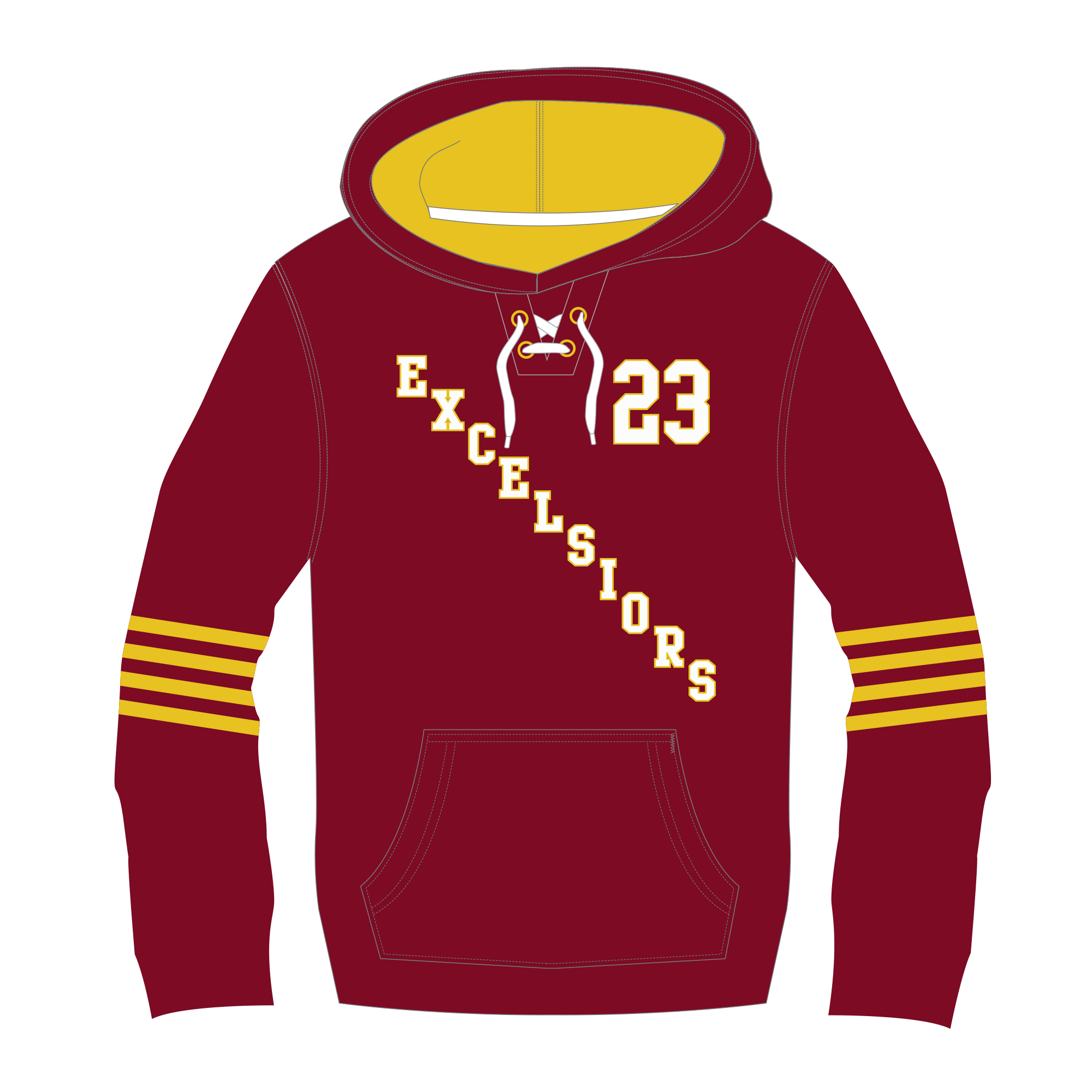 BE Sublimated Hoodie