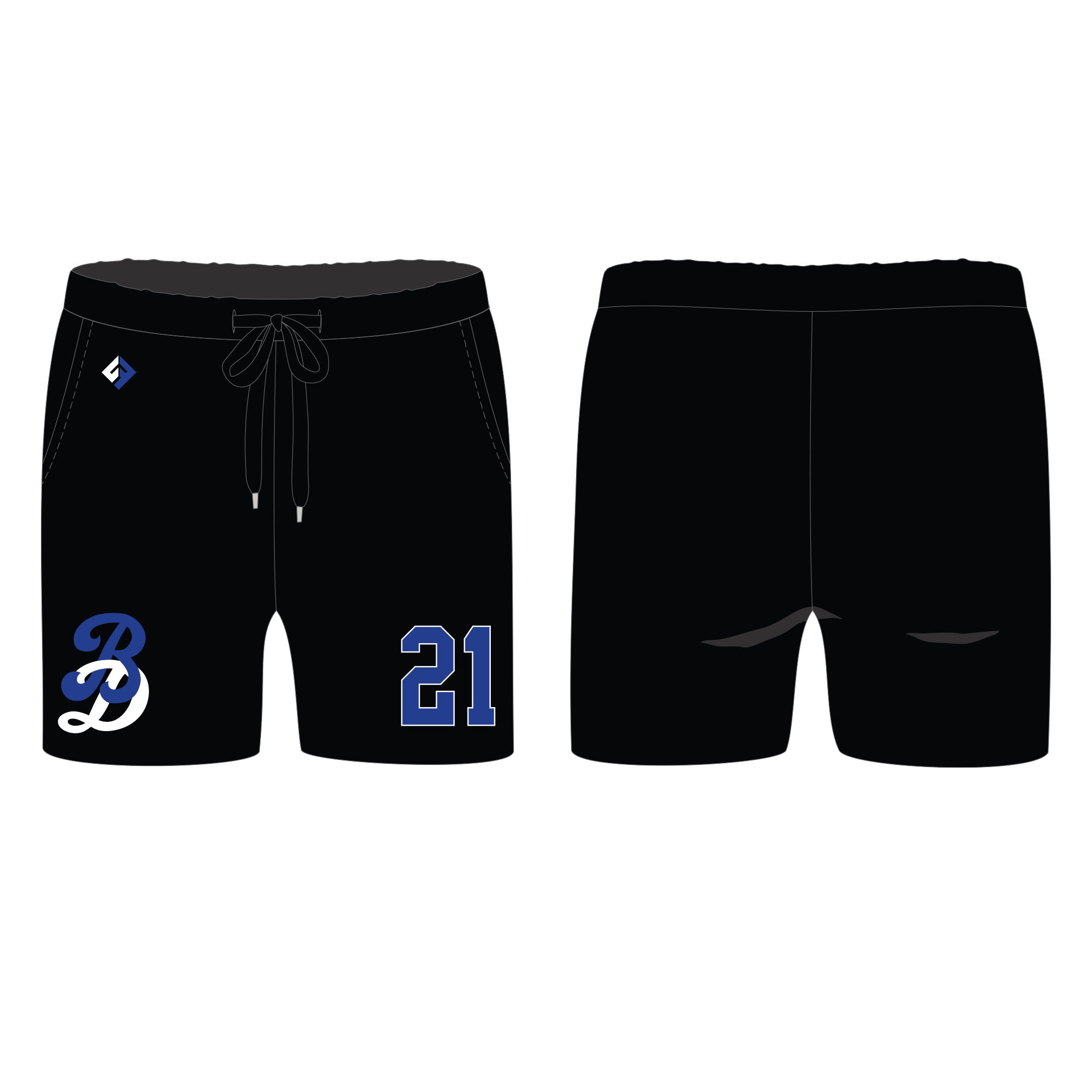 Dodgers Jogger Shorts - French Terry