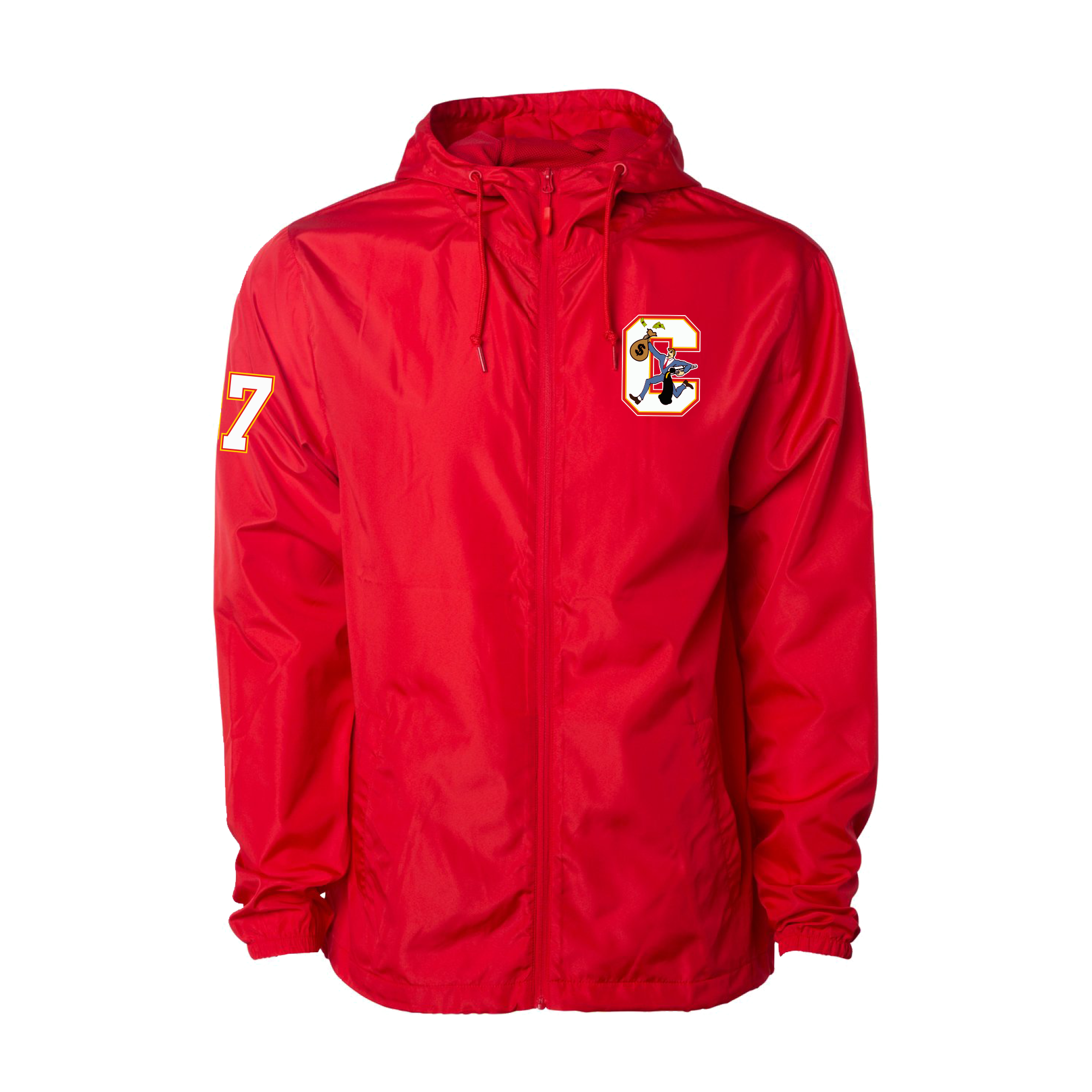 Caucasians Light Weight WIndbreaker