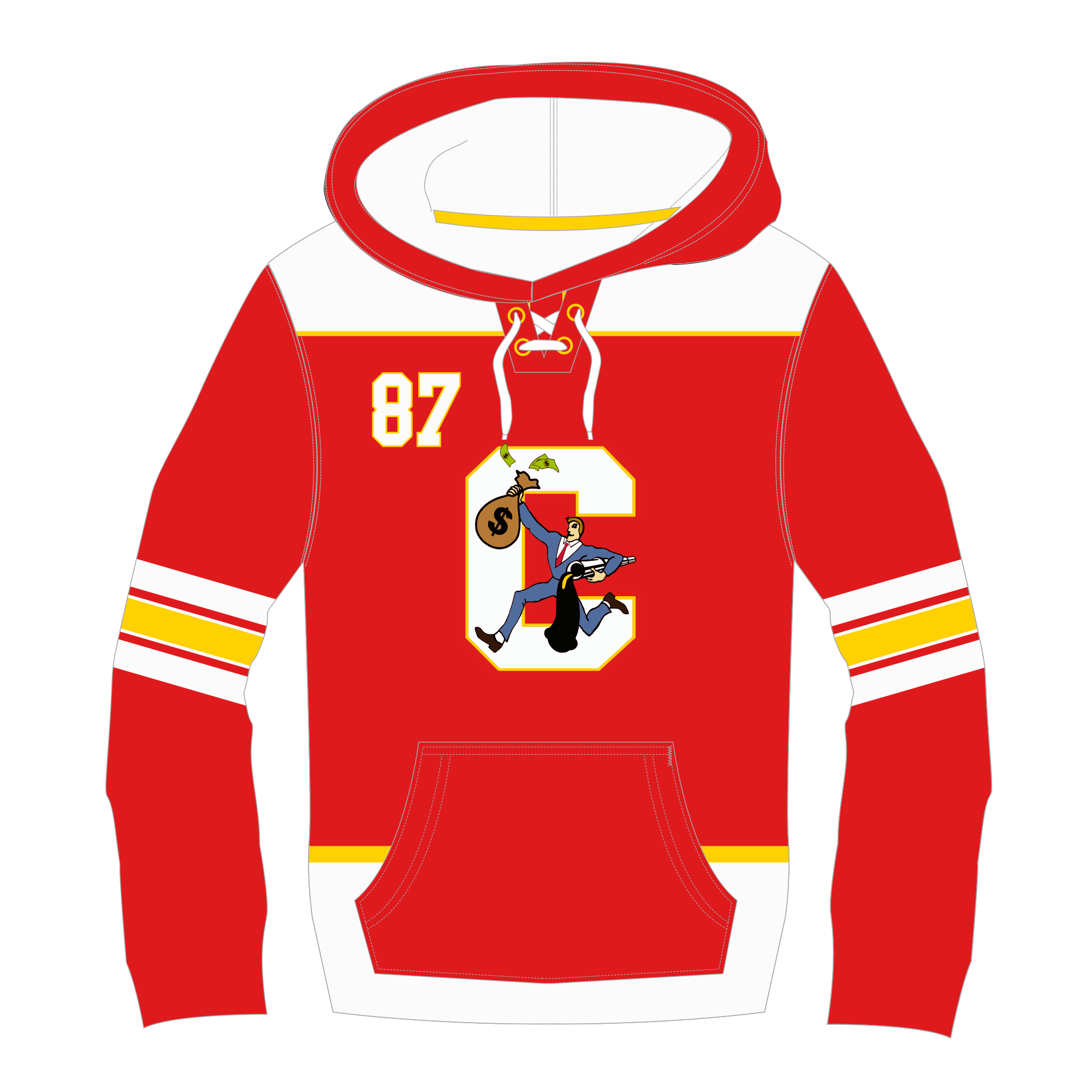 Caucasians Sublimated Hoodie