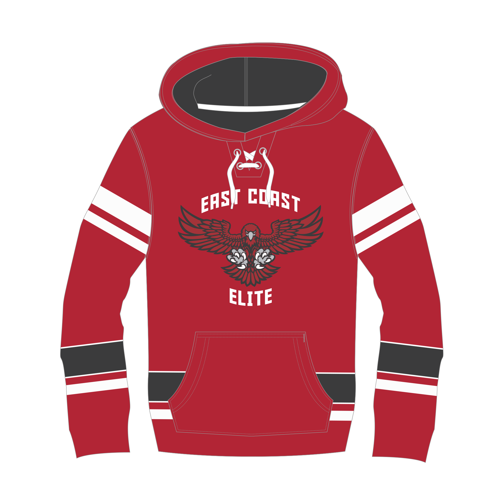 East Coast Sublimated Hoodie