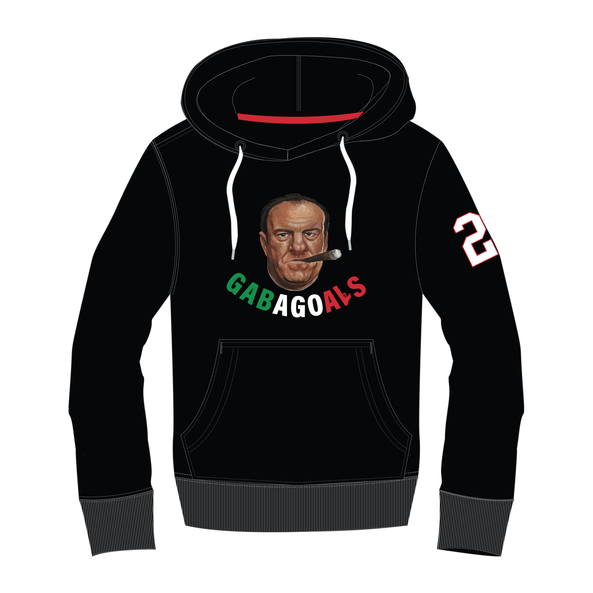 Gabagoals Pullover Hoodies - UcFit Fleece Hoodie.