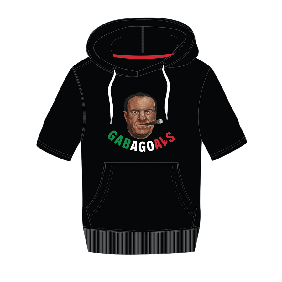 Gabagoals Short Sleeve Hoodies - UcFit Fleece Hoodie.