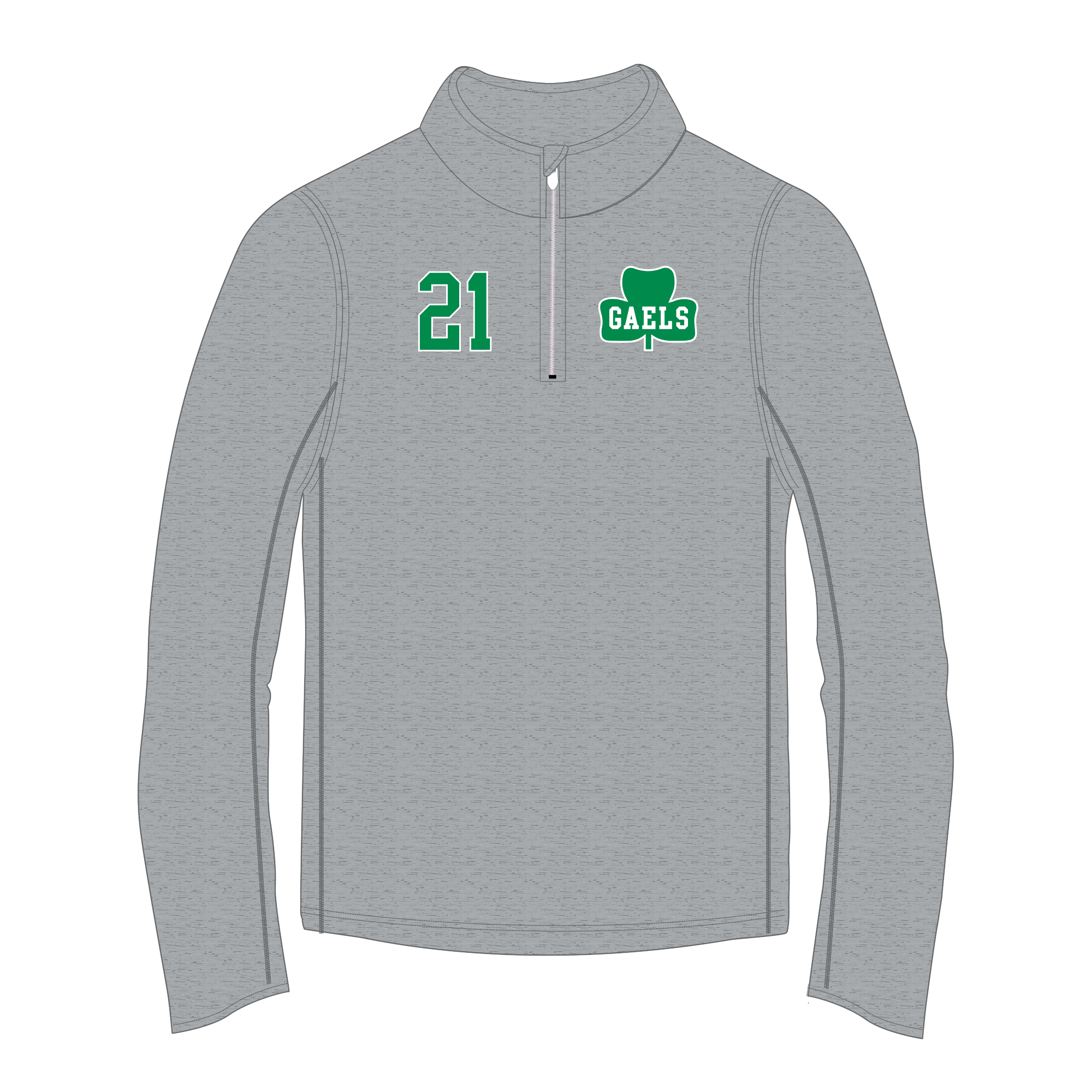 Green Gaels 1/4 Zip.