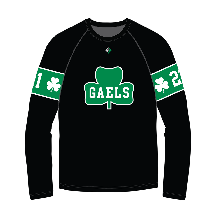 Green Gaels Long Sleeve Performance Shirt