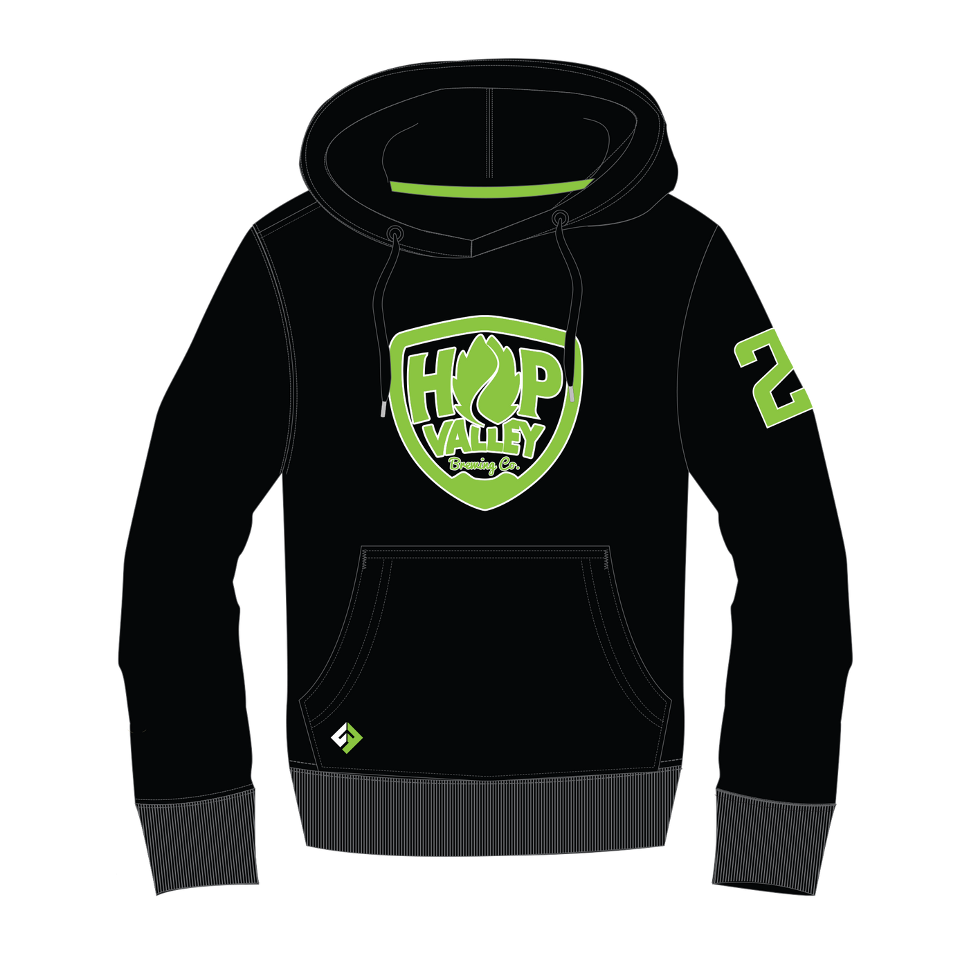 Hop Valley - UcFit French Terry Hoodie.