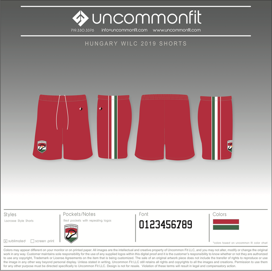 Team Hungary Shorts
