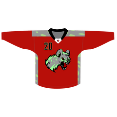 Albany Hyenas Red Jersey – Lightweight Box Lacrosse Gear