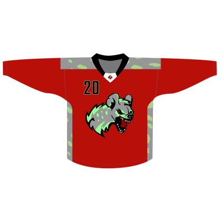 Albany Hyenas Red Jersey – Lightweight Box Lacrosse Gear