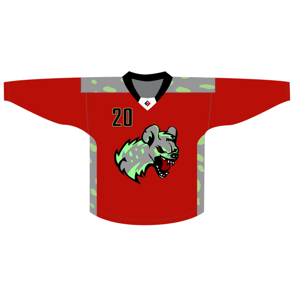Albany Hyenas Jersey (red) | box lacrosse uniforms | Uncommon Fit