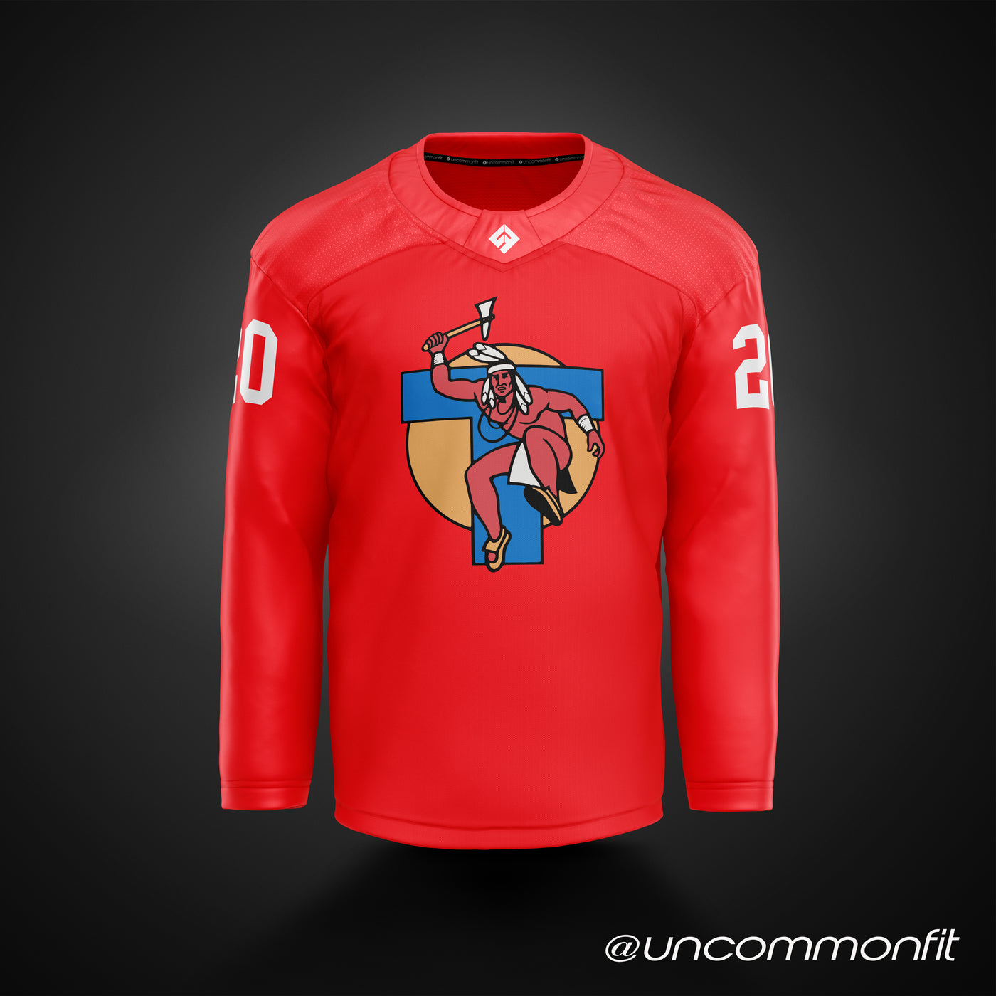 NLL Long Island Tomahawks 1975 Red Jerseys