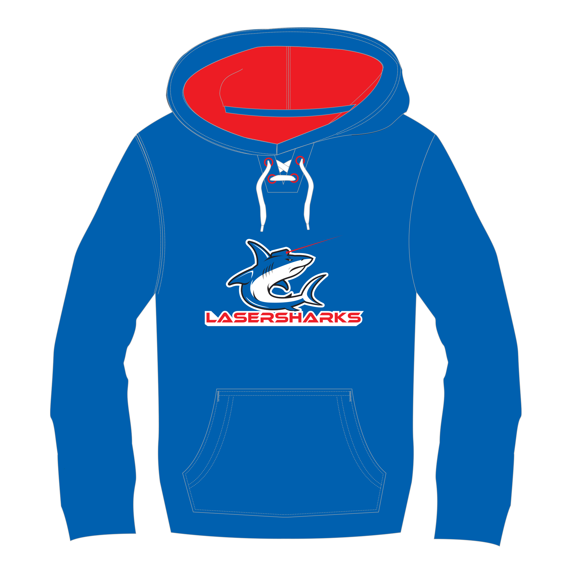Lasershark Sublimated Hoodie