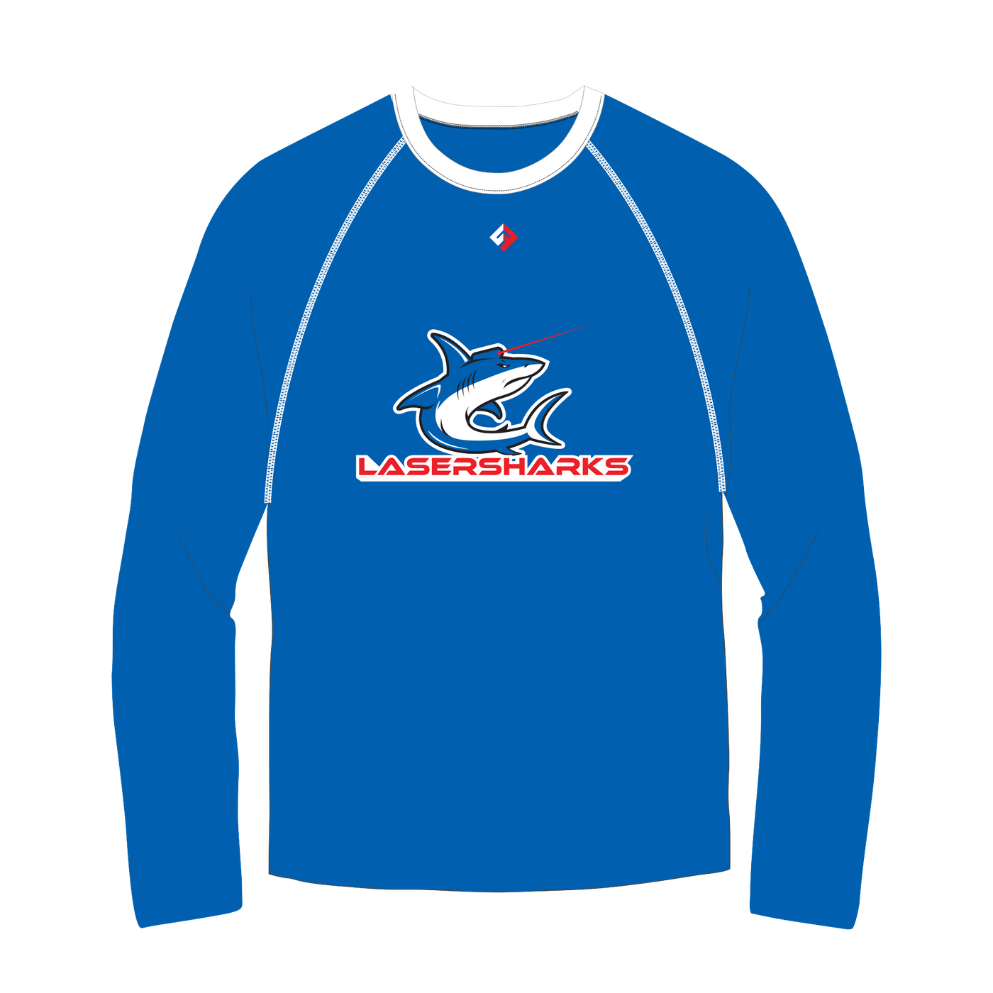 Lasersharks Long Sleeve Performance Shirt